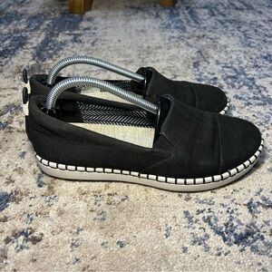 Cloudsteppers by Clarks Cushion Soft Black Step Glow Jade Loafer Flats Size 6